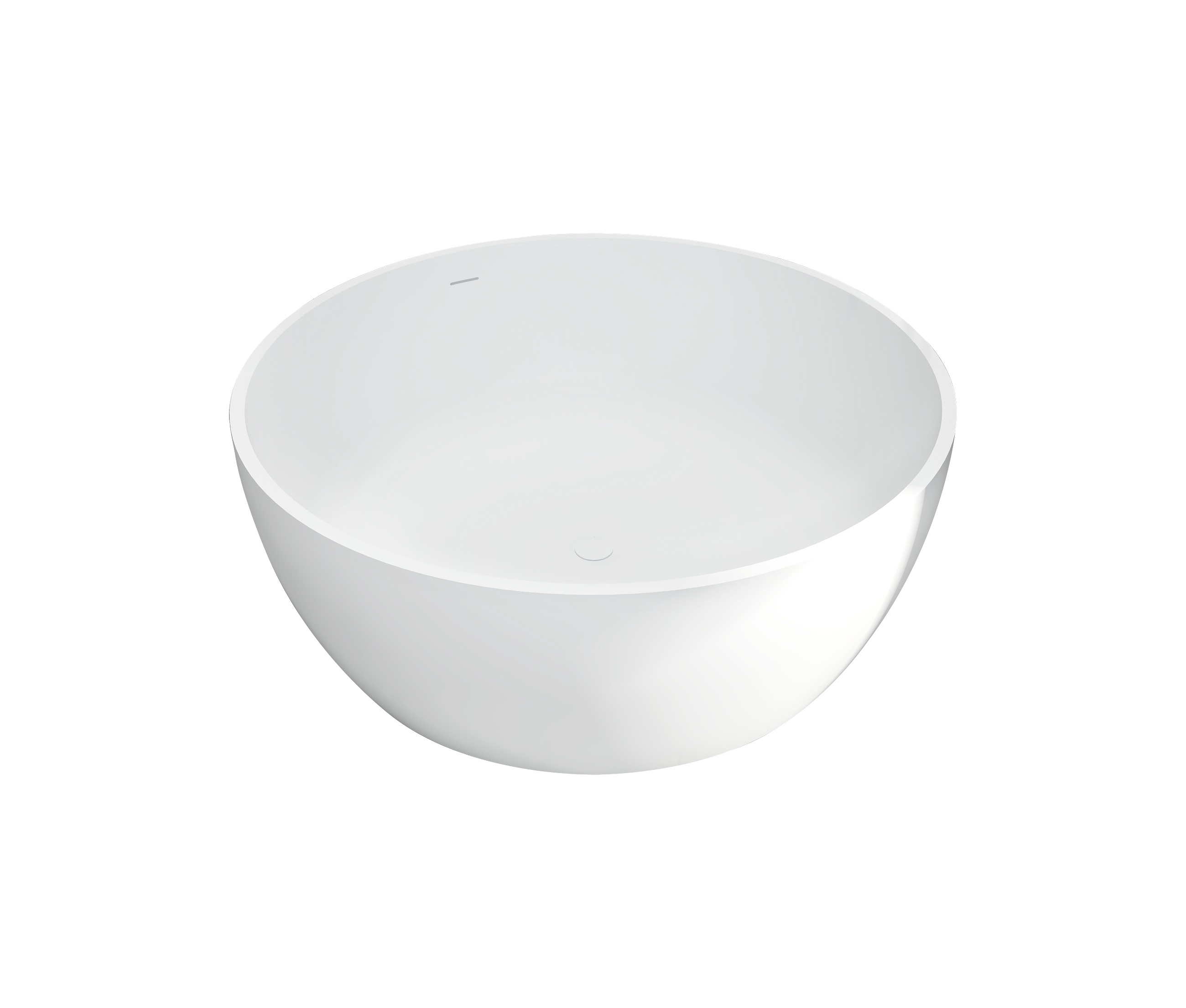 Best Design Cirkel vrijstaand bad 153cm mat wit