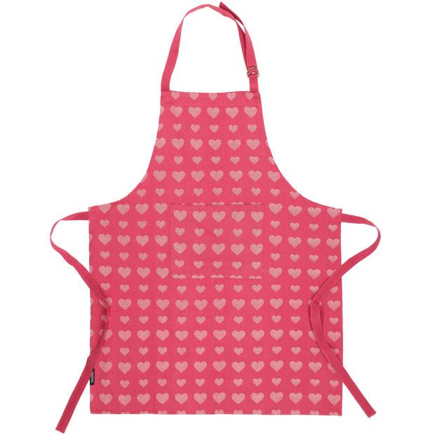 Blokker Schort Hartjes - Roze