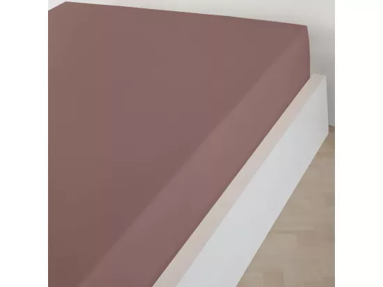 Drap plat 2 personnes 240x300 cm satin de coton