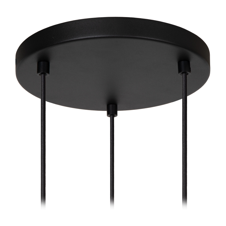 Lucide Evora 3 cluster hanglamp rond zwart