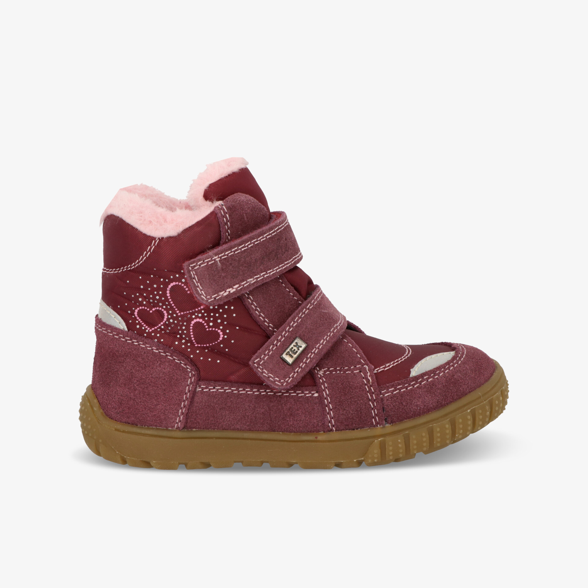 Lurchi Kinder Klettstiefel rot
