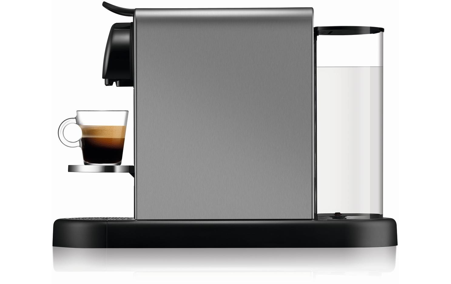 Kaffeemaschine Nespresso CitiZ Platinum Schwarz/Titanium<br>Elegante Nespressomaschine