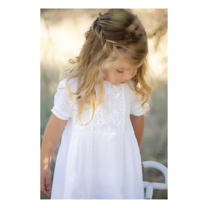 Tartine et Chocolat Robe Dentelle | Blanc