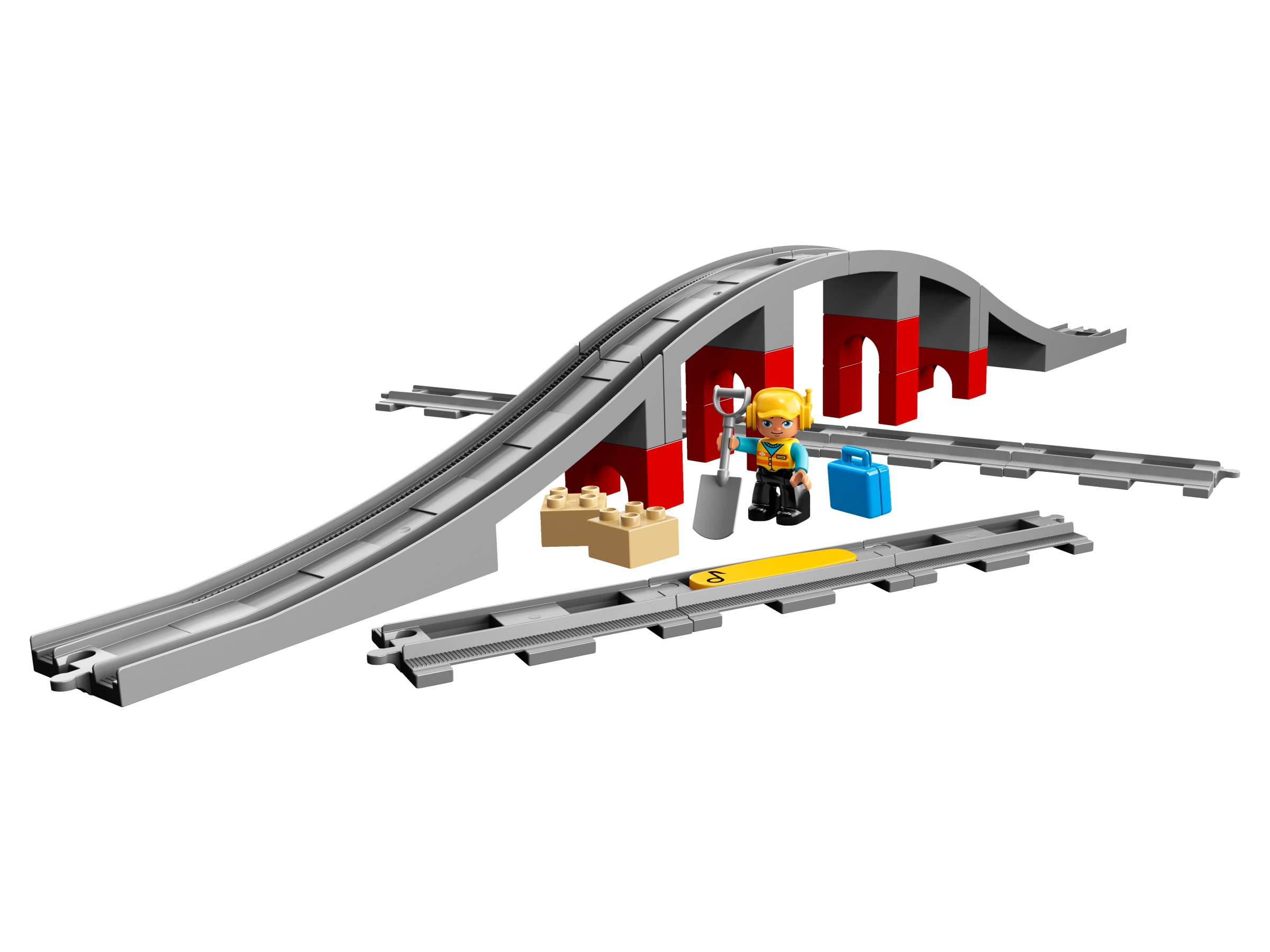 Os trilhos e a ponte do trem 10872