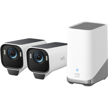 EufyCam S3 Pro Duo Pack Draadloze beveiligingscamera's 4K met Homebase 3