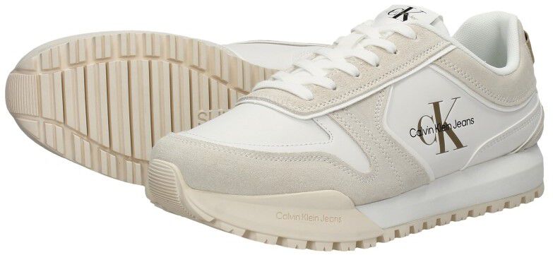 Calvin Klein Toothy Runner Irregular Lines wit