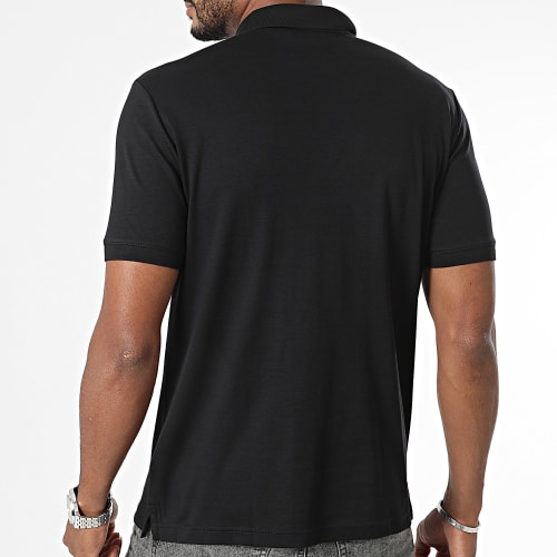 Polo Manches Courtes Slim Smooth Cotton 1657 Noir