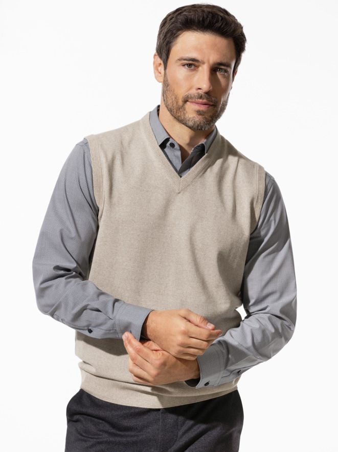 Merino-Mix V-Pullunder