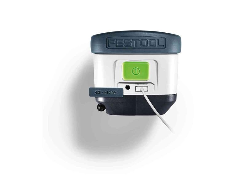 FESTOOL Bluetooth Speaker SYSROCK BR 10 DAB  Blaugrau Kompaktes Baustellenradio mit Bluetooth und DAB