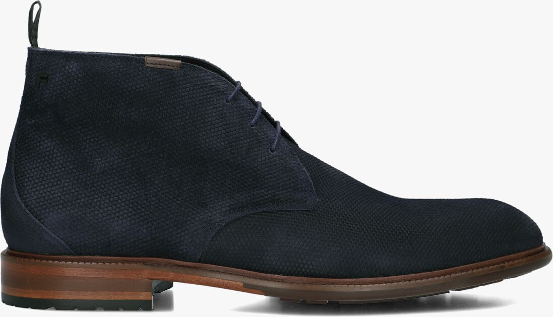 blauwe floris van bommel nette schoenen sfm-50132 de normer