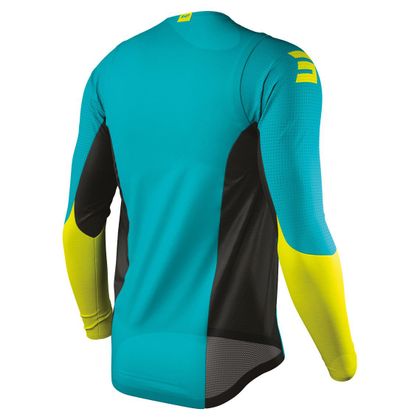 Maillot cross Shot AEROLITE AIRFLOW - LIME 2021 - Jaune / Bleu