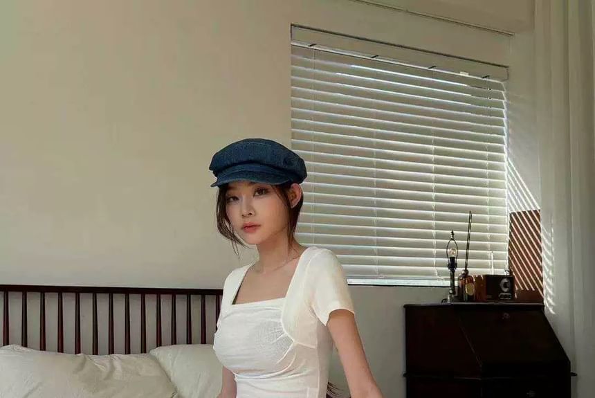 Seoulchic - Monotone cargobroek met trekkoord