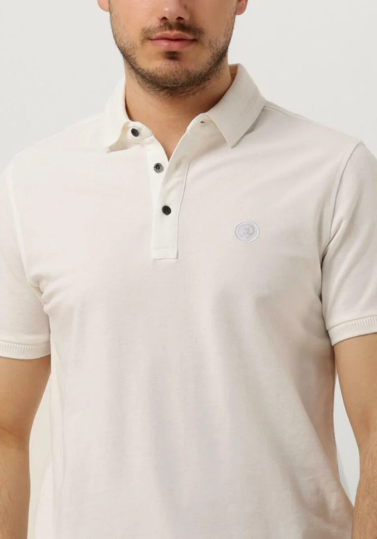 CAST IRON witte cast iron polo short sleeve polo organic cotton pique essential
