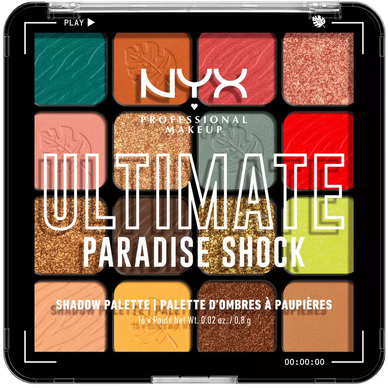 NYX Prof. Makeup Ultimate Shadow Palette 16 x 0,2 gr. - 02W Paradise Shock