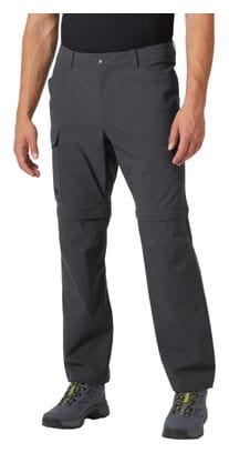 Pantalon Convertible Homme Helly Hansen Elv Light Zip Off Tur Gris