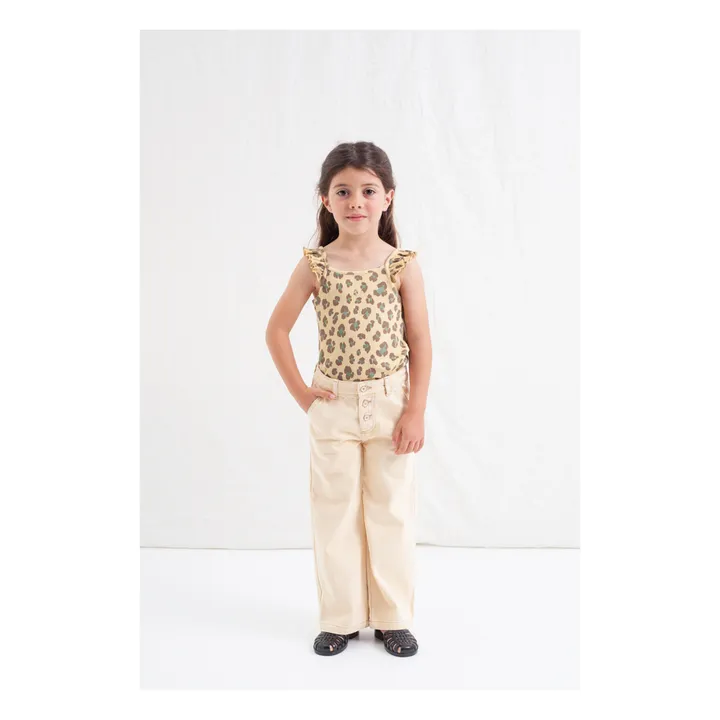 Tocoto Vintage Pantalon Vintage Palazzo | Ecru