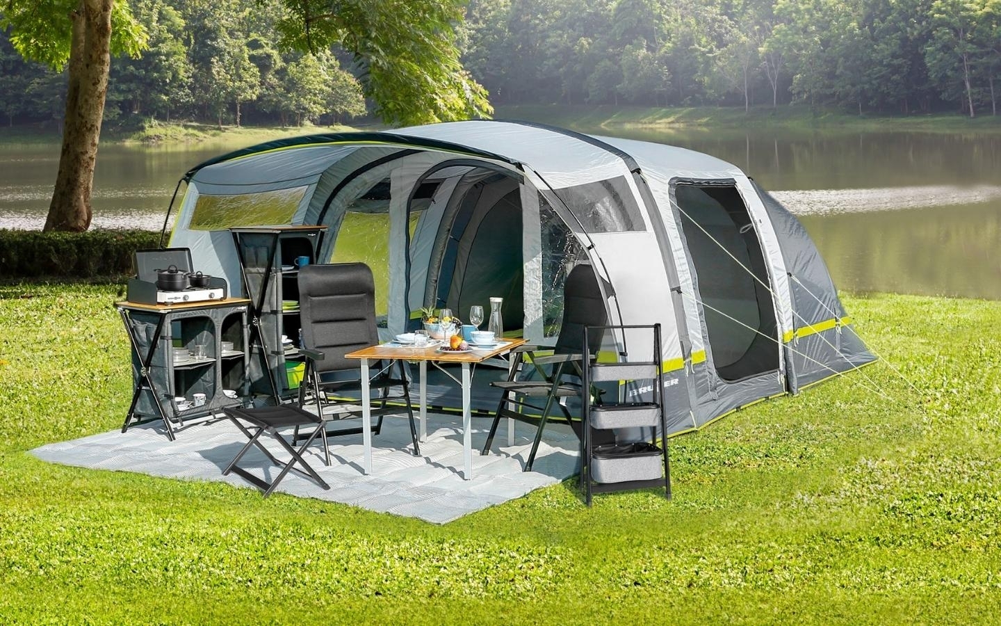 Brunner Paraiso 5 Airtech Tunnelzelt
