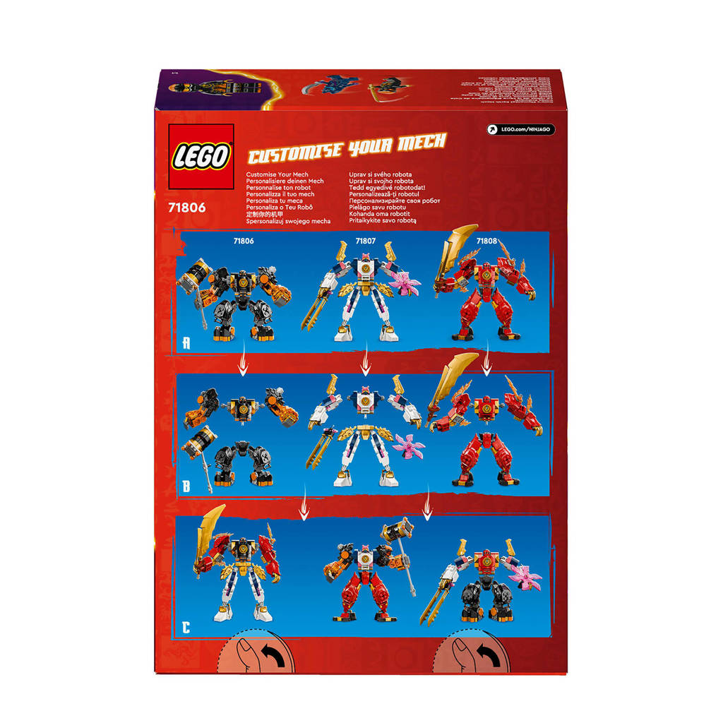 Ik raad deze set zeker aan!Cole's elementaire aardemecha Actiefiguur Speelgoed voor Jongens en Meisjes 71806