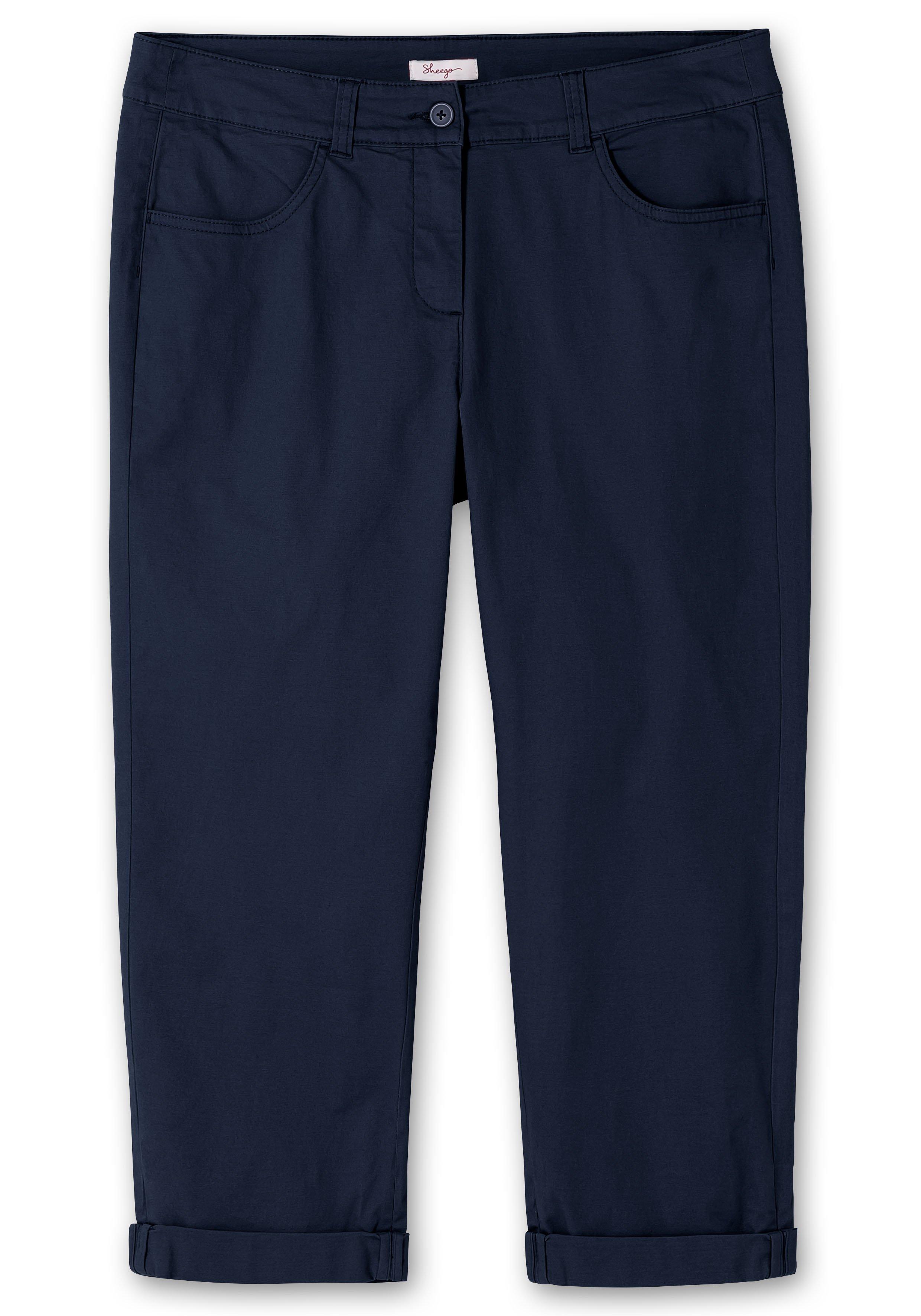 Schmale Stretch-Hose in 7/8-Länge
