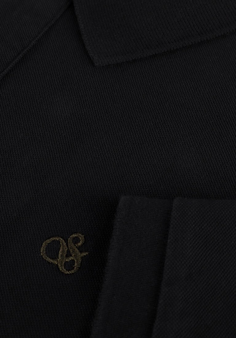 SCOTCH & SODA zwarte scotch & soda polo pique polo