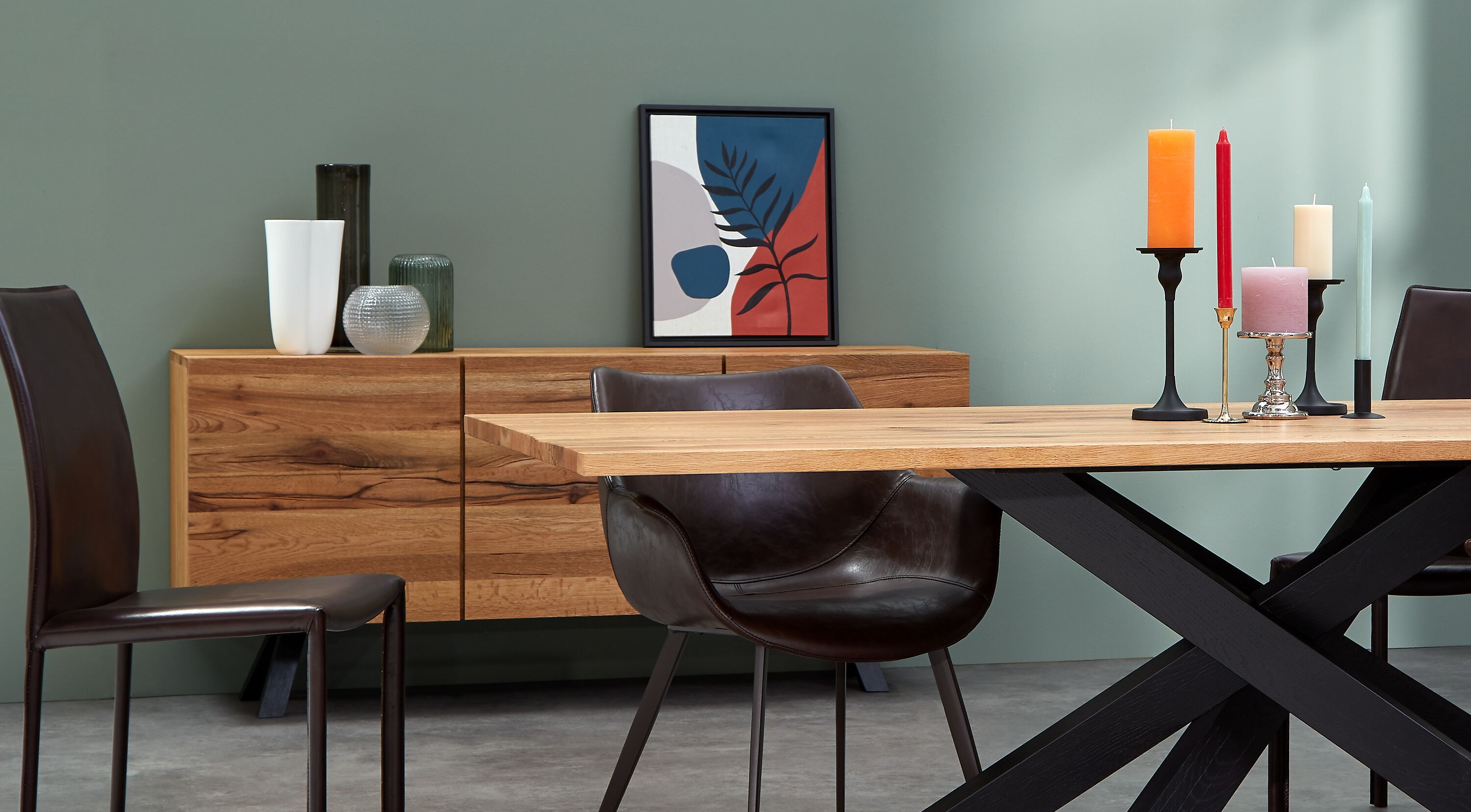 MELVIN Stuhl - Braun / B: 62.0 cm x T: 68.0 cm x H: 82.0 cm