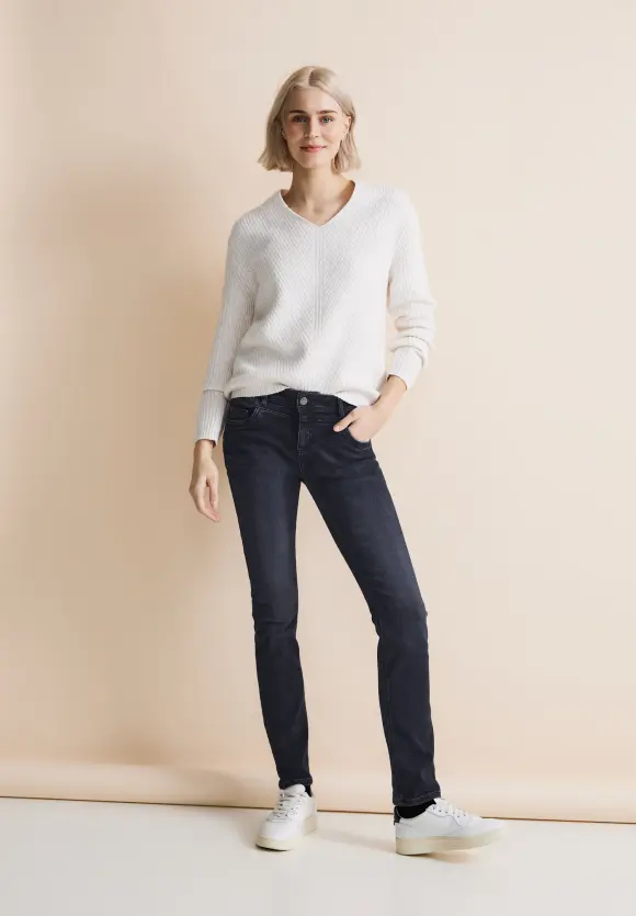Casual Fit Thermojeans  - authentic blue black wash