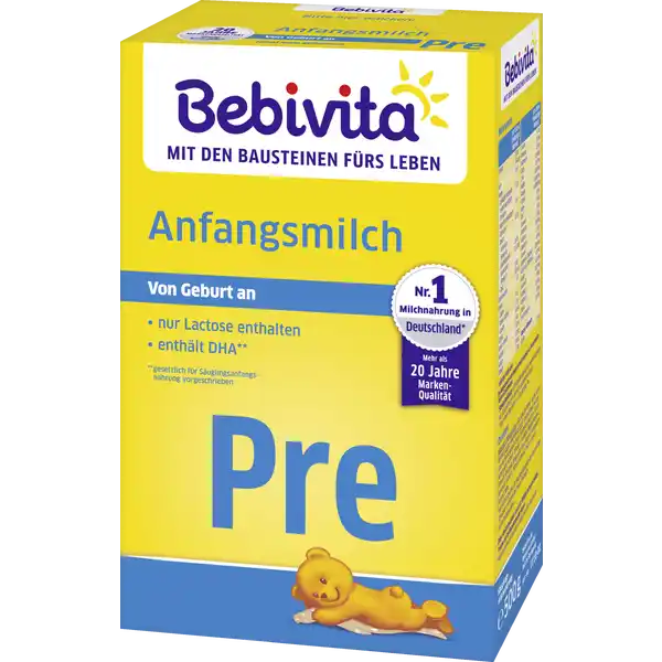 Anfangsmilch PRE von Geburt an