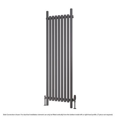 Eastbrook Lambourne horizontale radiator 55x180cm 1146W antraciet