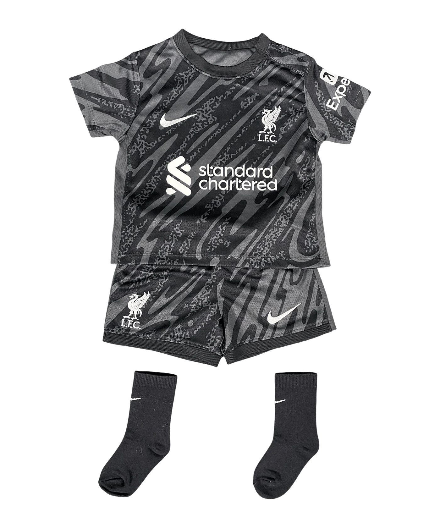 Nike FC Liverpool Torwart Babykit 2024/2025 Schwarz F061