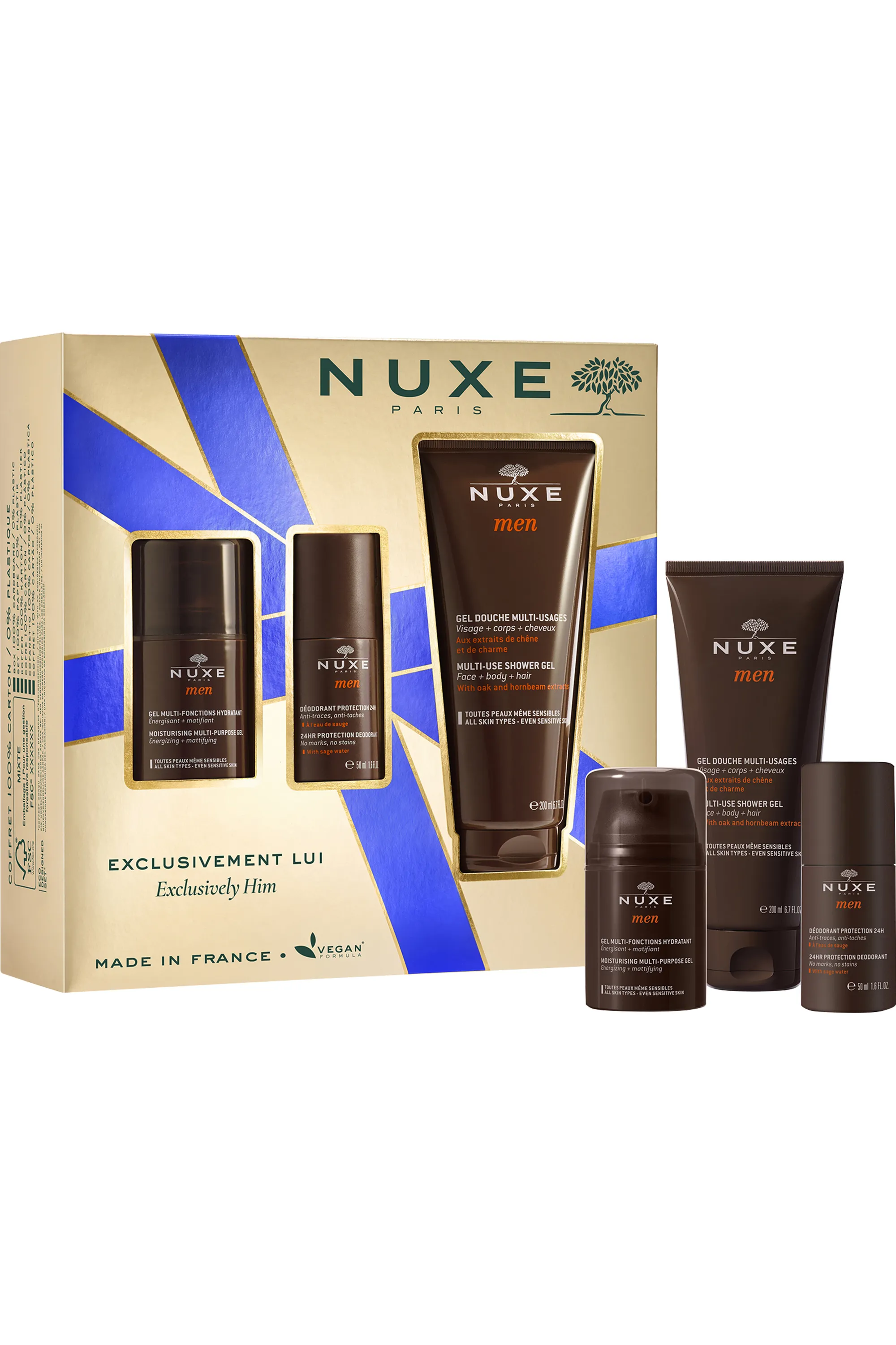 Nuxe Coffret de soins Nuxe Men Exclusivement Lui-300 ml