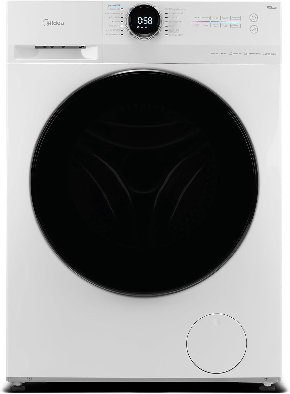 Midea MF200W90WB-14A Waschmaschine, weiß [Energieklasse A]