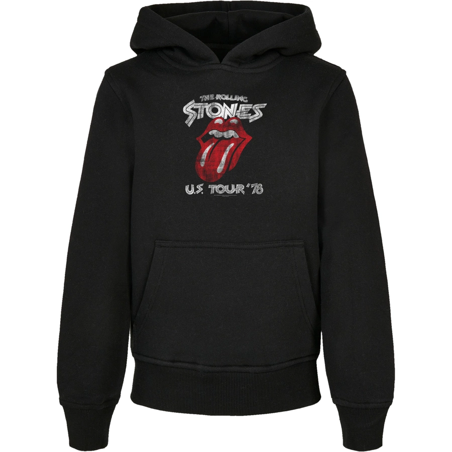 F4NT4STIC Basic Kids Hoodie The Rolling Stones US Tour '78 schwarz