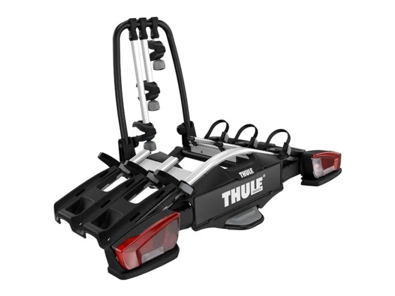 Thule VeloCompact, Cykelholder, Tilkoblingsanordning til bag på bilen, Aluminium, Sort