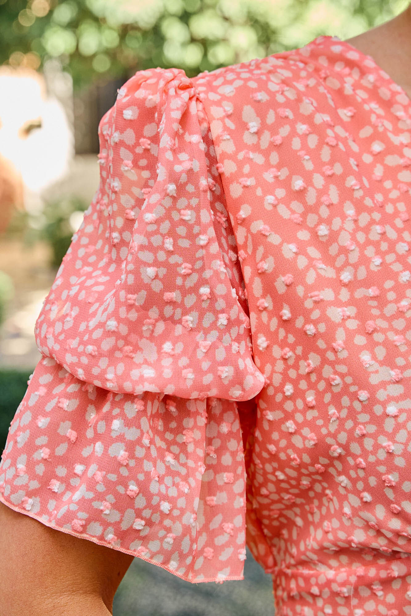 Vestido longo salmão-coral