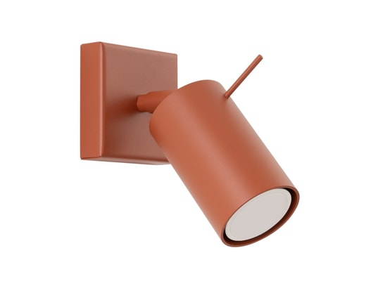 SOLLUX LIGHTING - Applique ring rouge ochra