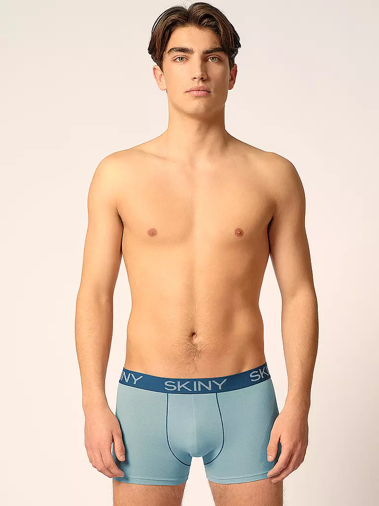 SKINY Pants 2er Pkg. lapisblue stripes selection mint
