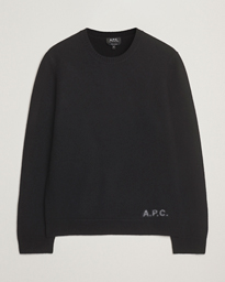 A.P.C. Edward Wool Knitted Sweater Black