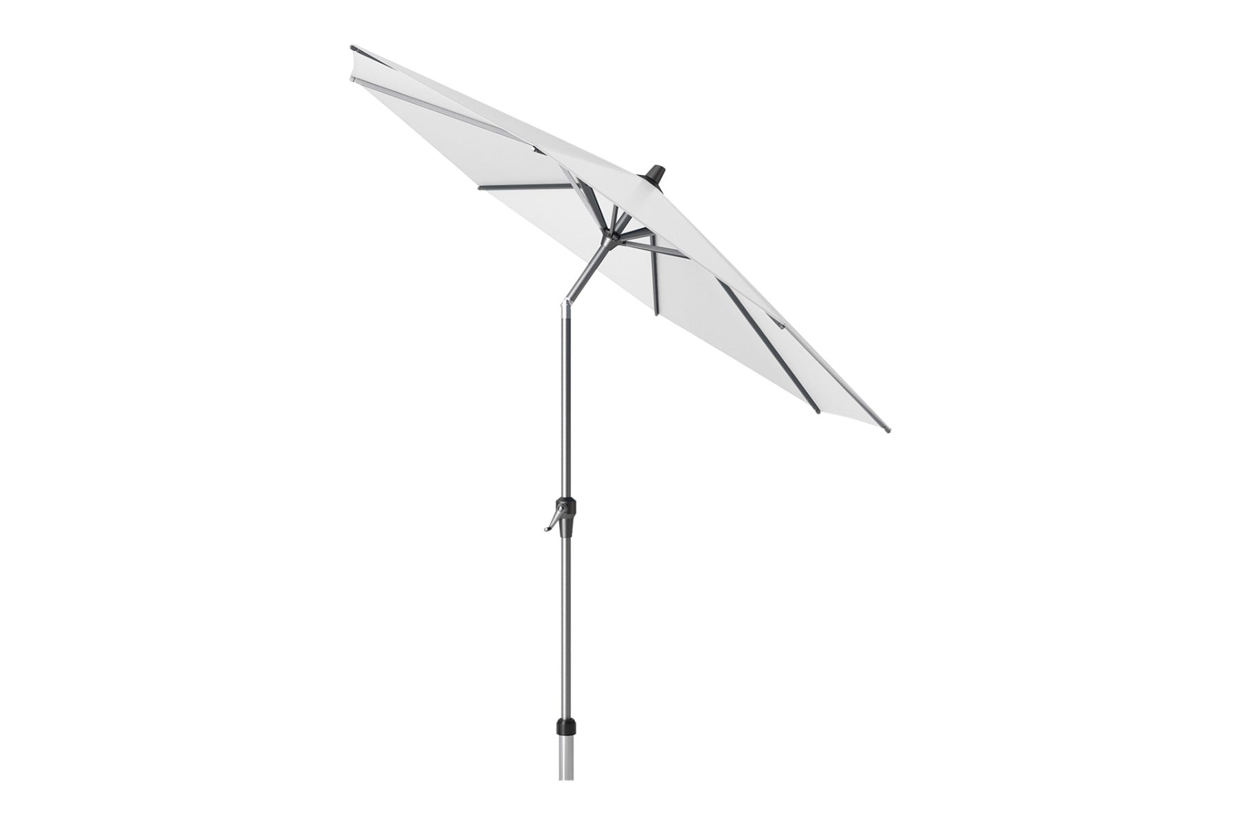 Platinum Riva stokparasol 2,5 m. rond - White