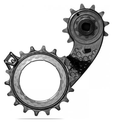 Chape de Dérailleur Hollowcage AbsoluteBlack pour Sram AXS eTap 12 V Gris