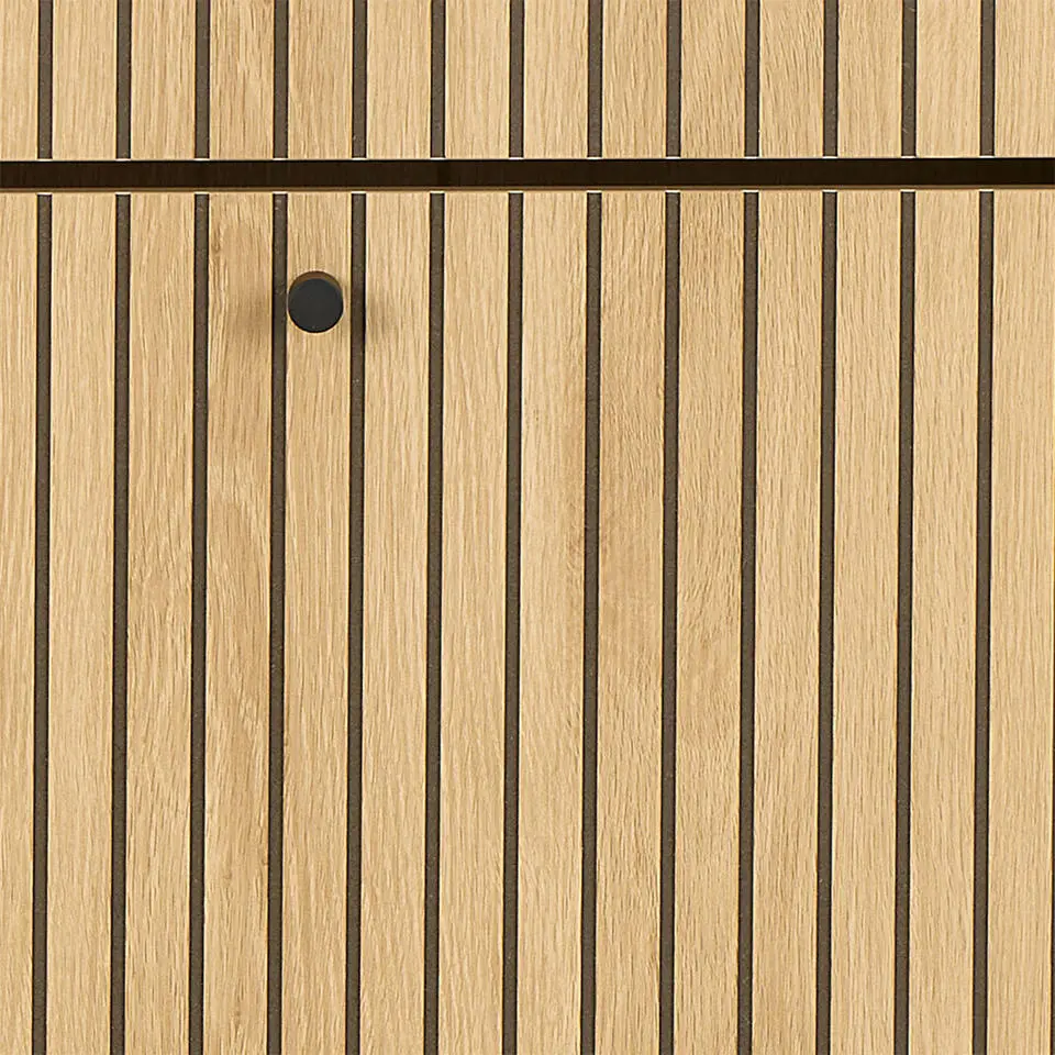 Hioshop Dylan schoenenkast 3 lades natuur