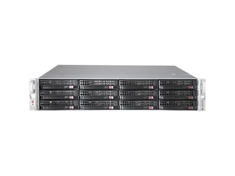 Supermicro SC826 BE1C-R920LPB - Rack-monterbar 2U - forstærket forlænger ATX - SATA/SAS - hot-swap 920 Watt - sort