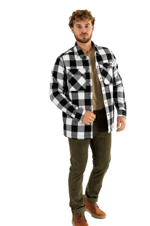 Chemise dickies sherpa lined sacramento blk1 black