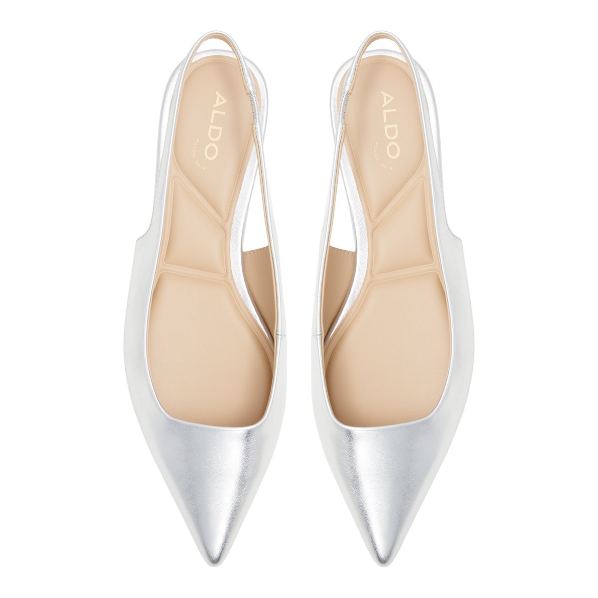 ALDO-Valegyn-l-Ballerine - Talon plat - Argent