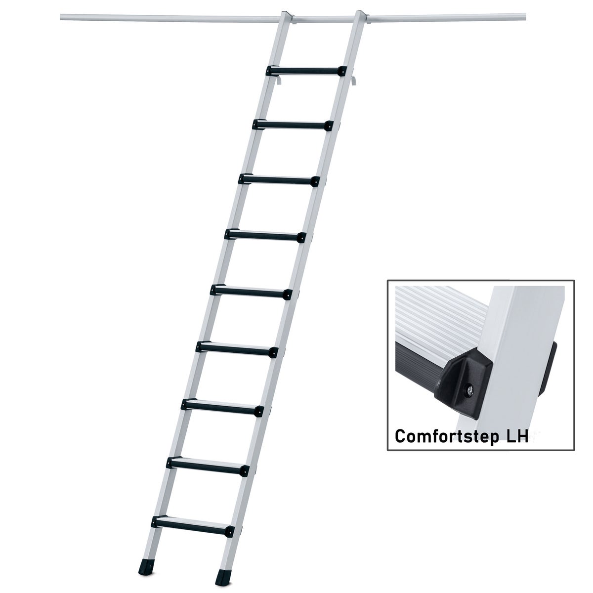 Zarges Comfortstep LH stellingladder met 10 sporten