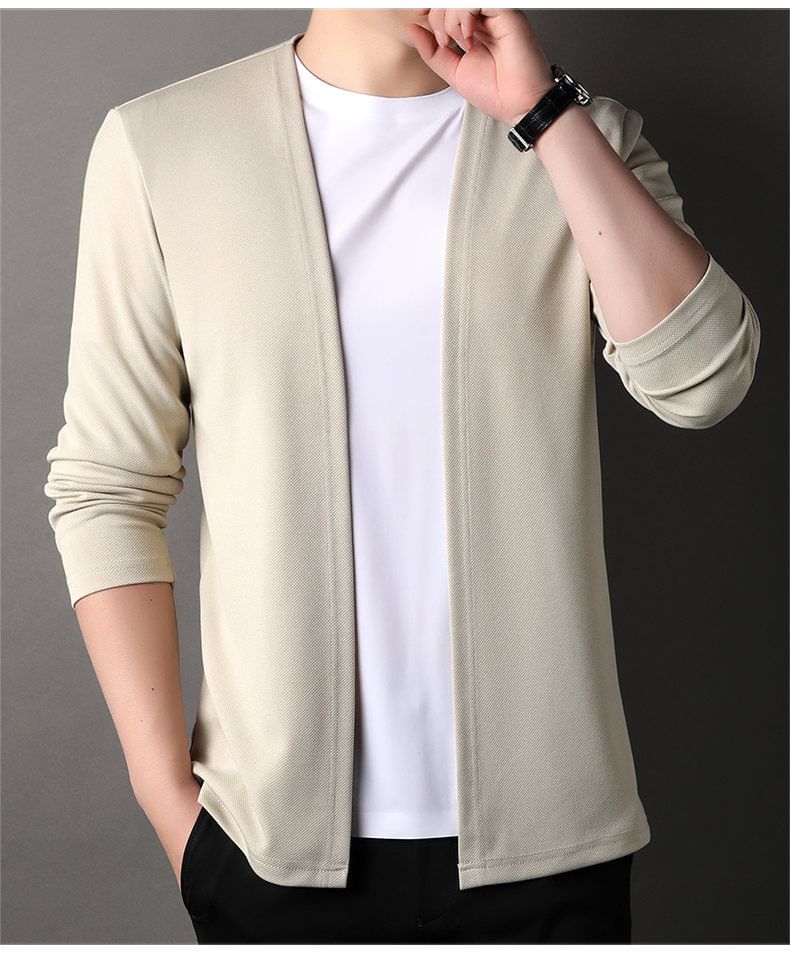 Ninine - Open Voorkant Effen Cardigan