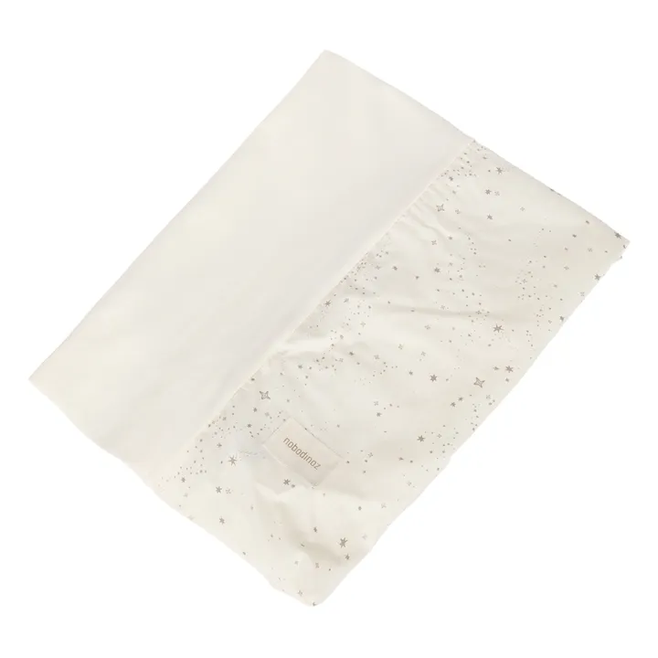 Nobodinoz Matelas à langer Stories en coton bio | Ecru