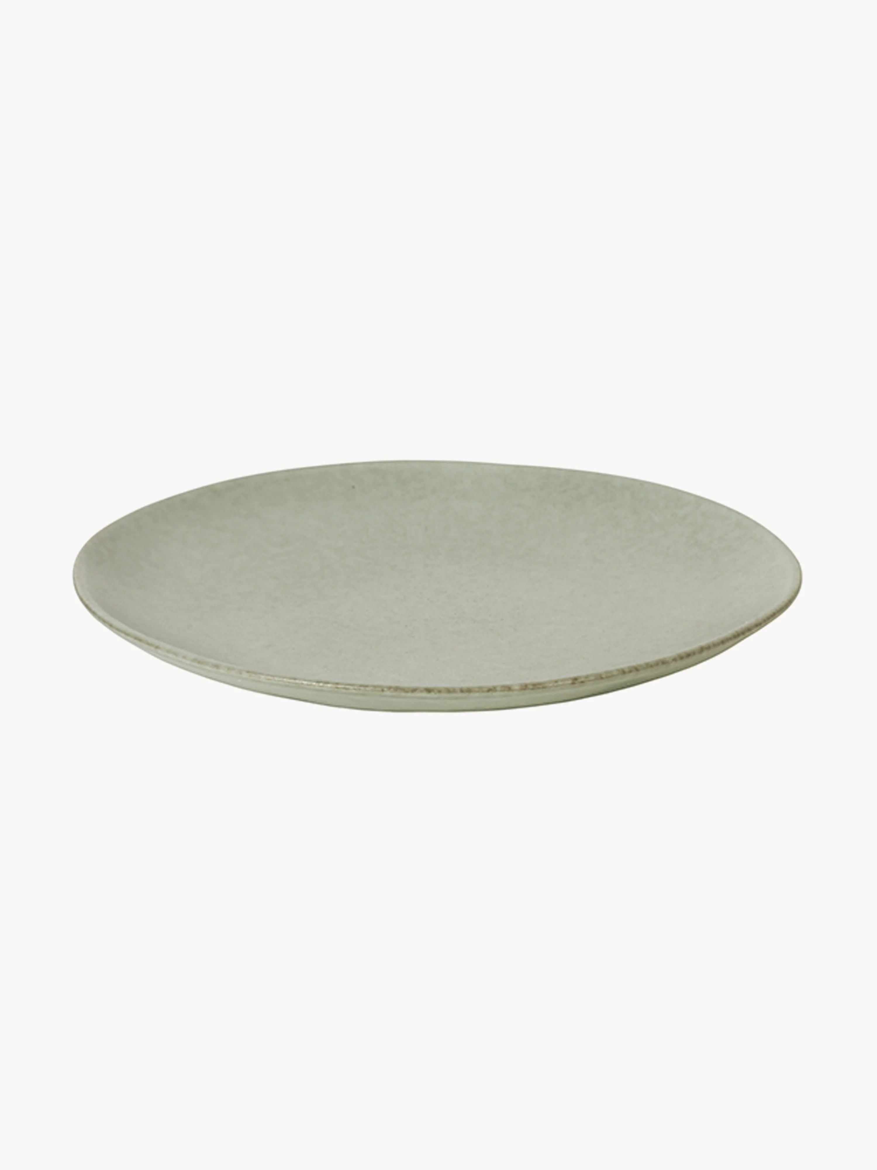 Handgemaakte dinerborden Nordic Marsh, 4 stuks