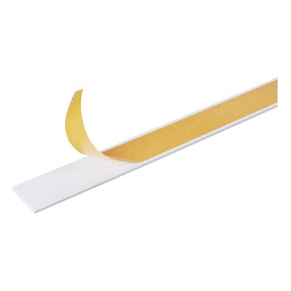 FLATPROFIL GAH ALBERTS PVC SELVKLEBENDE 30X3/2,6M HVIT