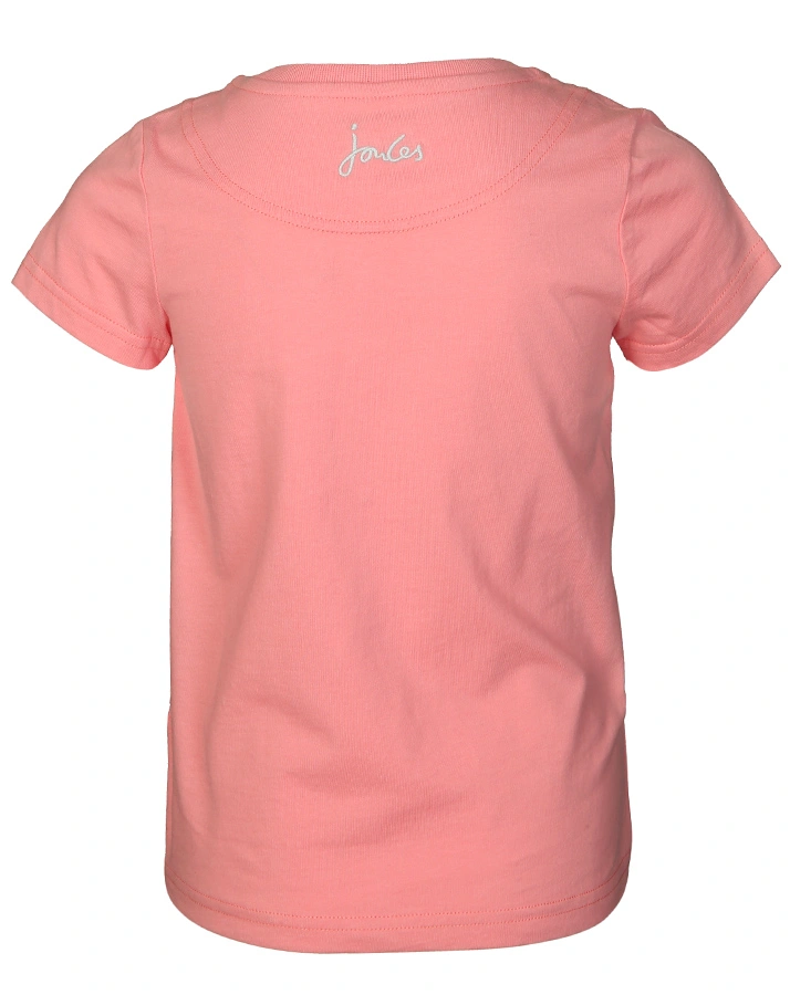 T-Shirt ASTRA UNICORN STARS in koralle