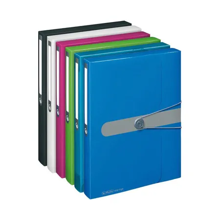 Herlitz Sammelbox PP A4 blau transparent 40mm